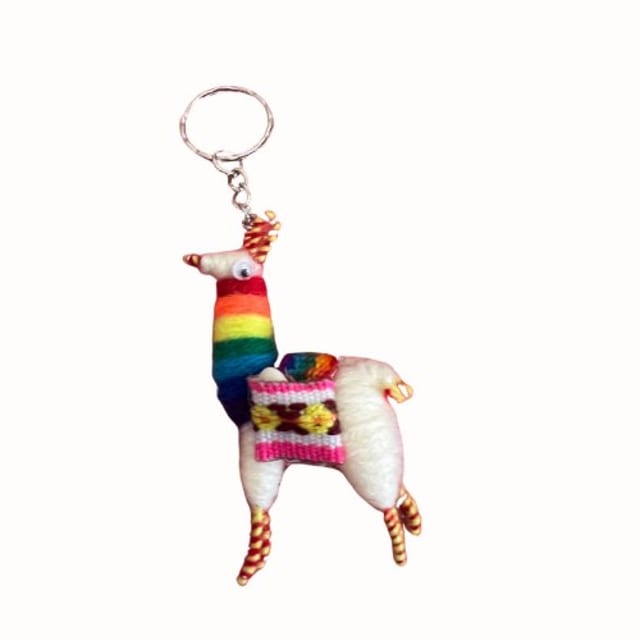 Llama keychain.