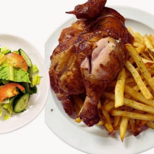 Half Rotisserie Chicken.