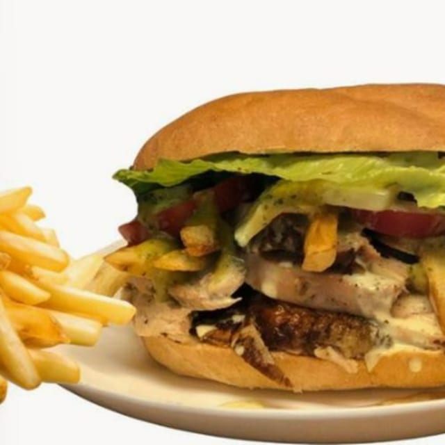 Rotisserie Chicken Sandwich.