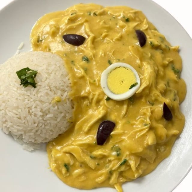 Shredded Chicken in Cream "Ají de Gallina".